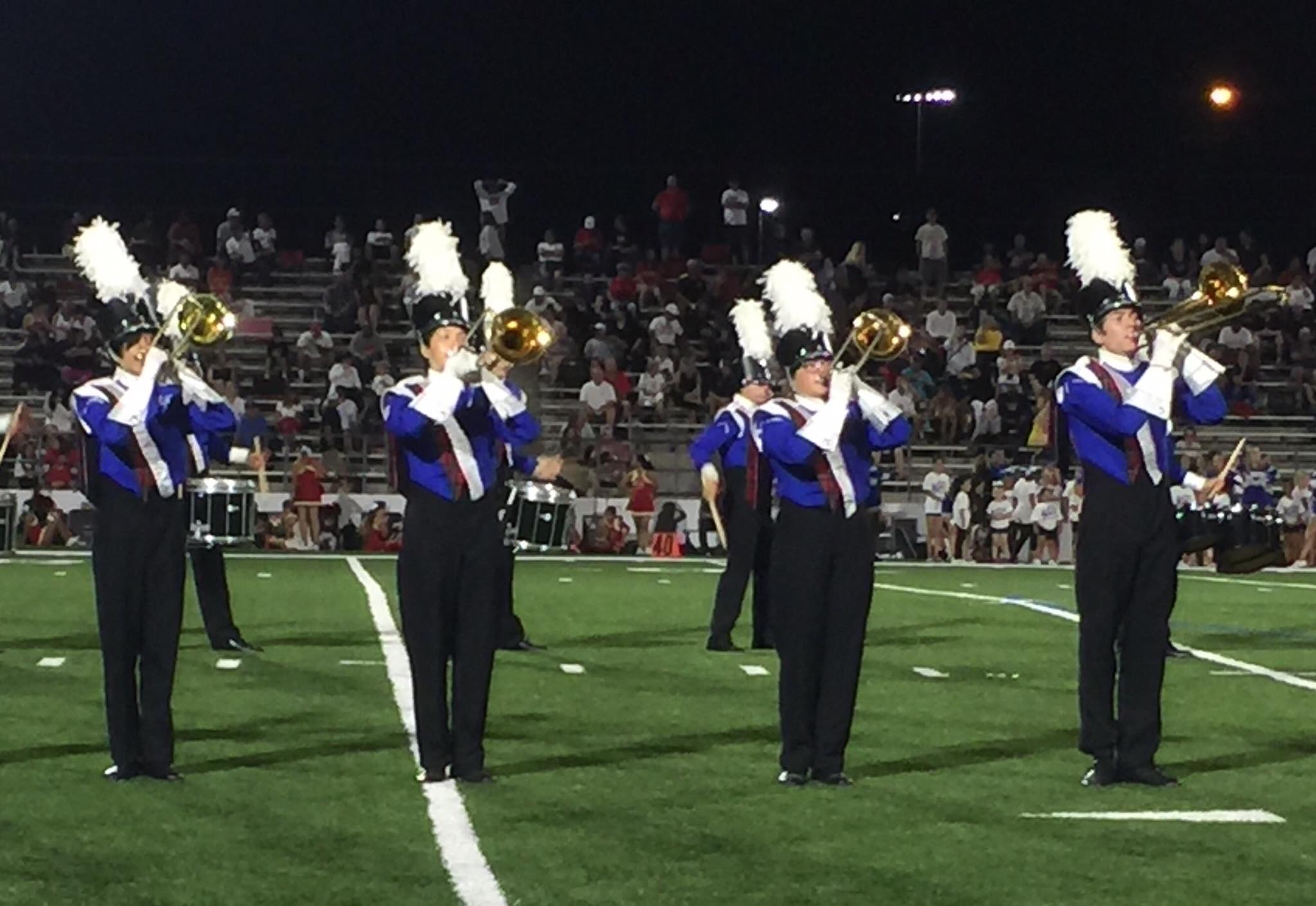 seb with his high school trombone line